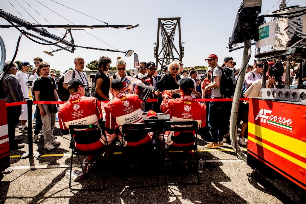 Tæt på podiet: Stærk GTWC-debut for Schandorff og dansk Ferrari-line-up.
(Foto: Selected Car Racing)